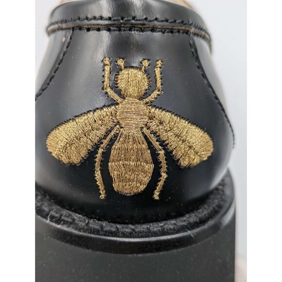 Gucci Women’s Cordovan Lux Harald Moccasin Platform Loafers Black EU35.5 - Picture 8 of 15